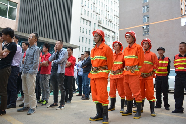 大族元亨光電2018年消防實戰(zhàn)演習(xí)